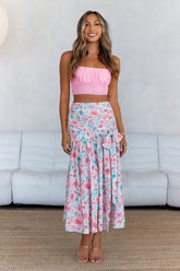 Just My Type Crop Top Pink