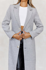 Secret Crush Coat Grey Marle