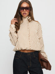 Kalle Jacket Brown Check