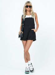 Kacey Short Overalls Black