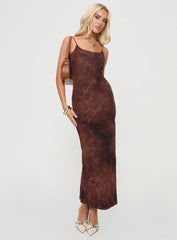 Knox Maxi Dress Chocolate