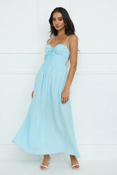 Discover Yourself Maxi Dress Blue