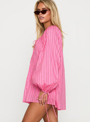 Praiza Playsuit Pink Stripe