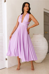 Prime Asset Midi Dress Lilac