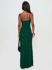 Ginette Maxi Dress Forest Green