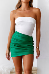 Oh My Days Mini Skirt Green