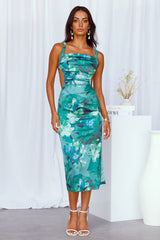 La Lover Midi Dress Green