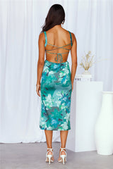 La Lover Midi Dress Green