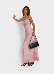 Engracia Sequin Maxi Dress Pink
