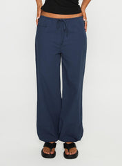 Zodie Low Waist Pants Navy