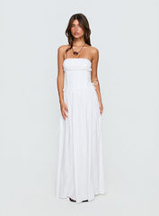 So Far So Good Maxi Dress White