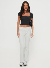 Norment Rib Pants Grey Tall