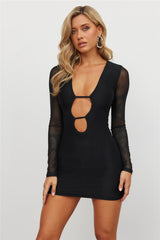 Runaway Kapri Mini Dress Black
