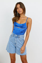 Riders By Lee Hi Wide Relaxed Short Vintage Blue