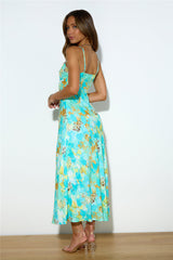 She'S The Fun Maxi Dress Teal