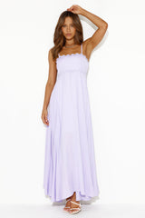 Vacations To The Islands Maxi Dress Lilac