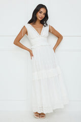 Desert Oasis Maxi Dress White