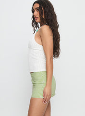 Abbygail Mini Skort Green