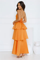 Sunset Waltz Maxi Dress Orange