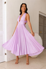 Prime Asset Midi Dress Lilac