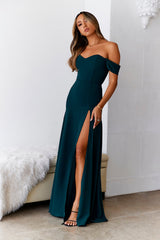 Blushing Cinderella Maxi Dress Green